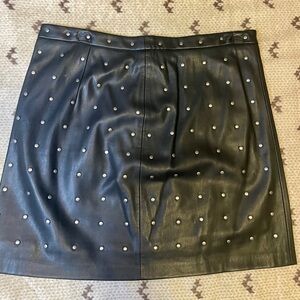 ZARA vegan leather skirt M